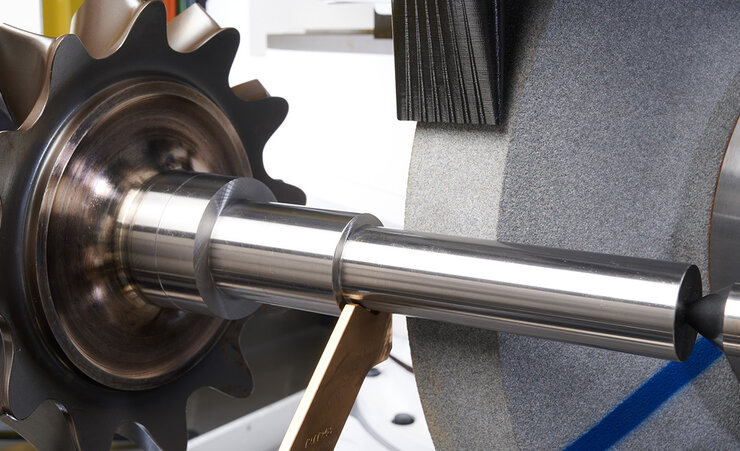 Precision grinding of Turbocharger shafts